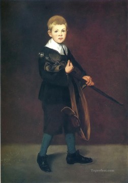 boy with a skull Painting - Boy with a sword Eduard Manet